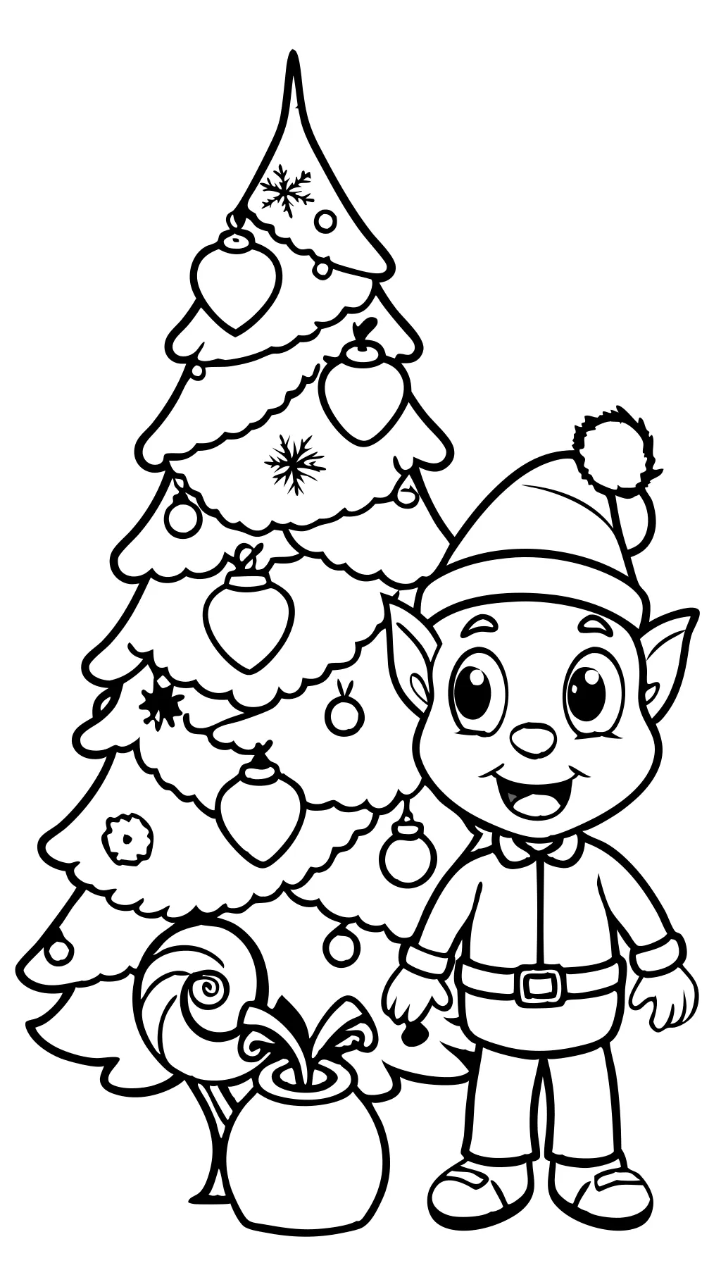 coloriage Buddy elf